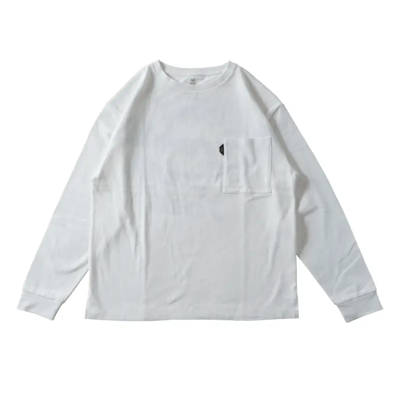Dod Usagi Cotton Long-Sleeve Shirt – Crisp White Casual Top 1