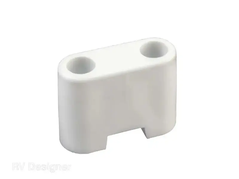Dual-Entry Plastic Door Bumper – Replacement Impact Guard 1