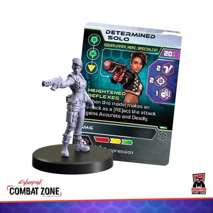Edgerunners Determined Solo Miniature 1