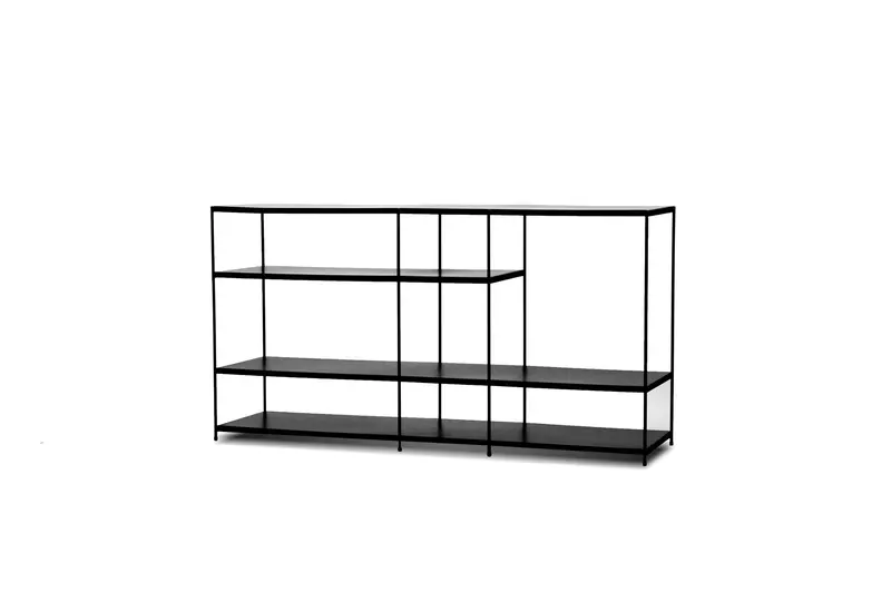 Etta Compact Black Buffet Cabinet 1