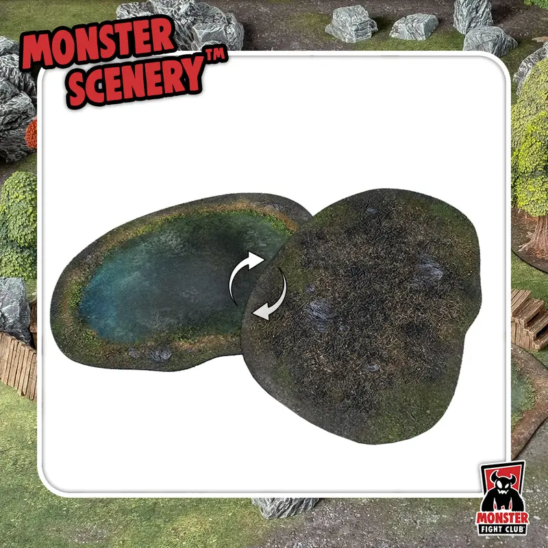 Evergreen Pond And Ground Terrain Template 1