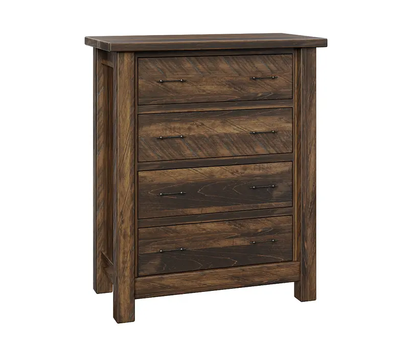 Express-Shipping Mountain Rustic 4-Drawer Chest 1