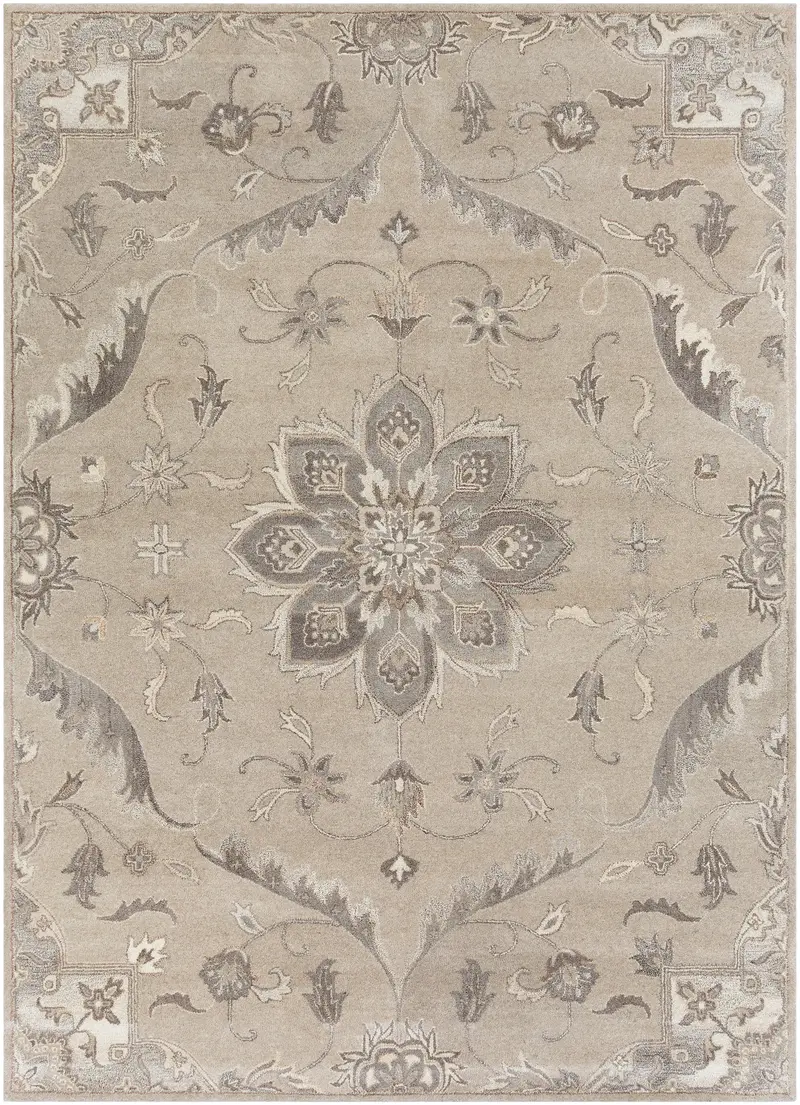 Fiore Graphite Hand-Tufted Area Rug 1