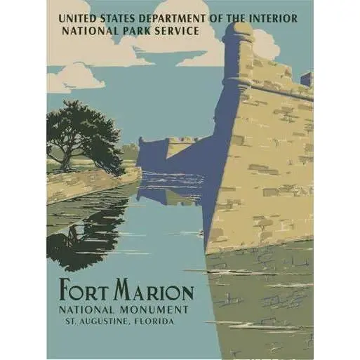Fort Marion Historic Site Florida Poster 1