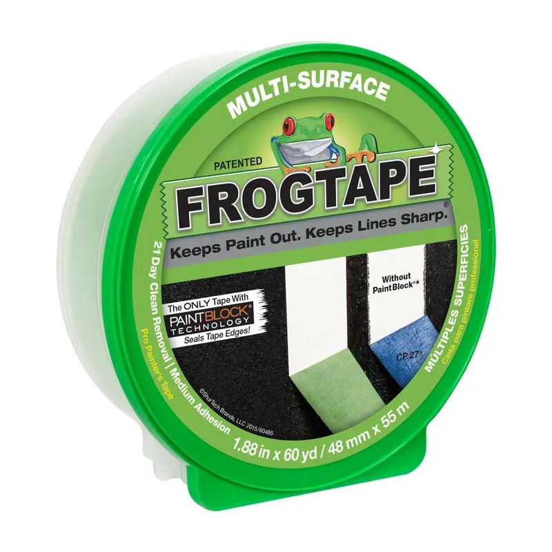 Frogtape Multi-Surface Painter’S Tape – Green, 1.88 Inch × 60 Yards 1