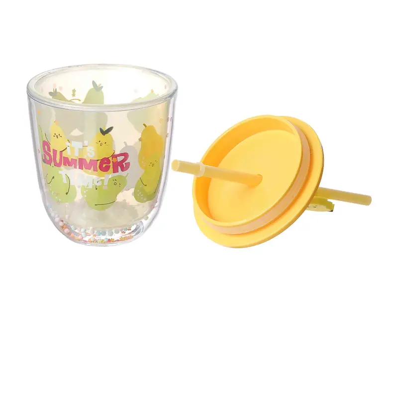 Fruit-Inspired Double-Layer Reusable Water Bottle – 435Ml 1