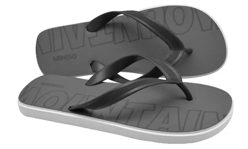 Future Discovery Men’S Lightweight Flip-Flops – Gray, Size 41–42 1