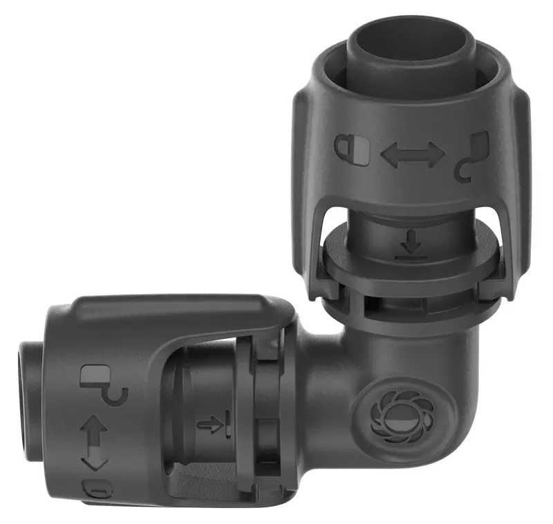 Gardena 13 Mm (1/2") Micro-Drip L-Joint – 2-Unit Pack 1