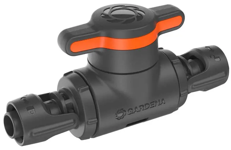 Gardena 13 Mm (1/2") Micro-Drip Shut-Off Valve For Quick Flow Control 1