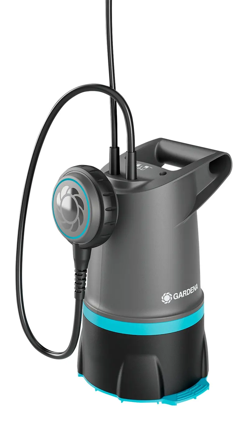 Gardena 20000 Basic Submersible Pump – Dual-Use Clear Or Dirty Water Handling 1