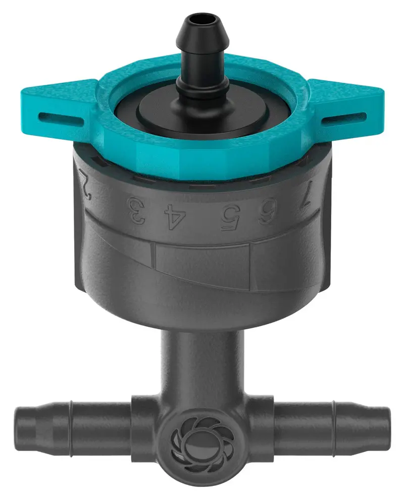 Gardena Adjustable Pressure-Compensating Inline Drip Head – 5-Pack 1