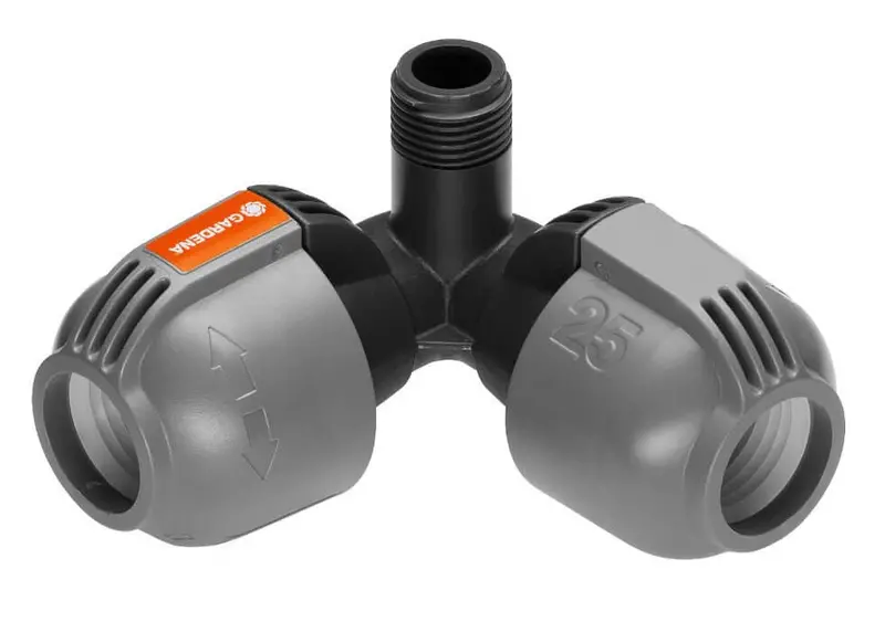 Gardena Angled 25 Mm To 1/2 Inch Male Thread L-Fitting 1