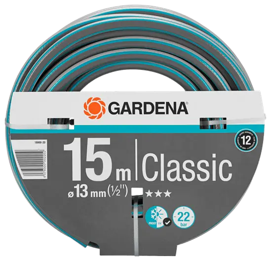 Gardena Classic 13Mm (1/2") Garden Hose – 15-Meter Length 1
