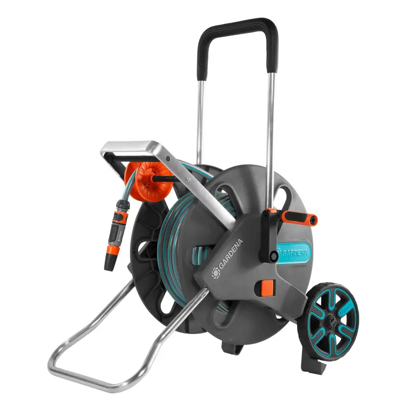 Gardena Cleverroll L Easy Hose Trolley With 50-Meter Classic Hose 1
