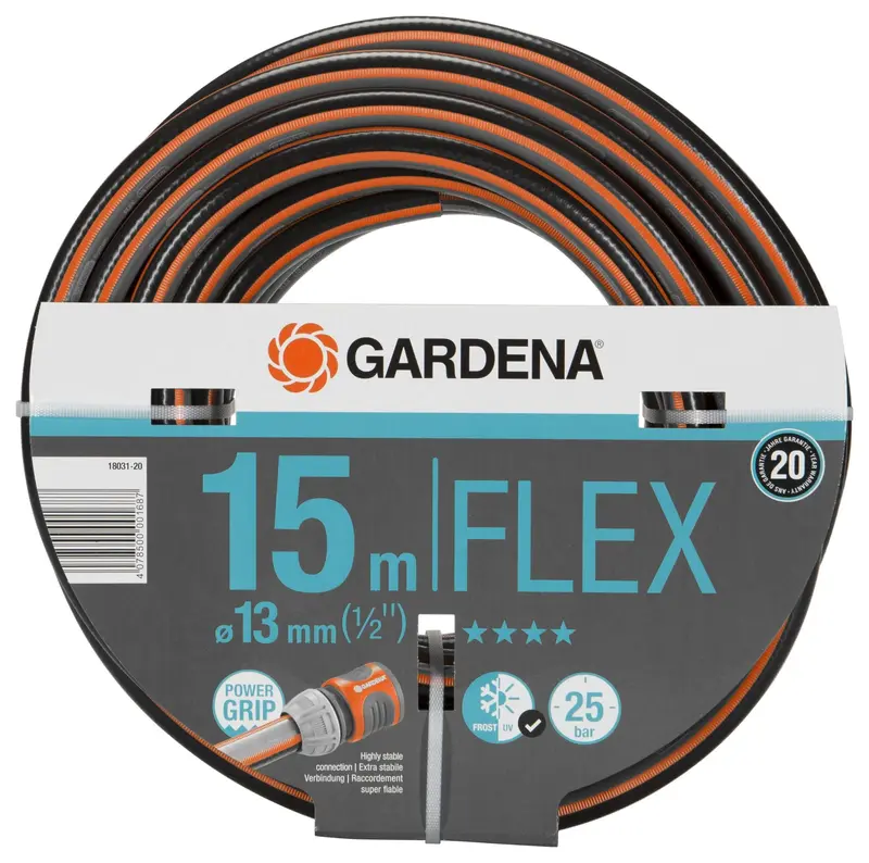 Gardena Comfort Flex 13Mm (1/2") Lightweight Garden Hose – 15M 1