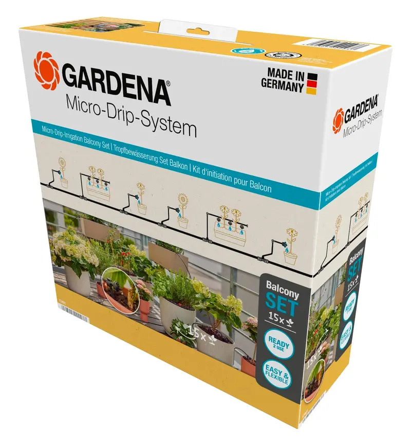 Gardena Micro-Drip Balcony Irrigation Starter Set 1
