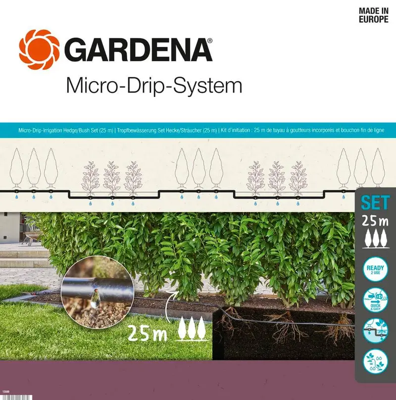Gardena Micro-Drip Hedge Irrigation Set – 25 Metres 1