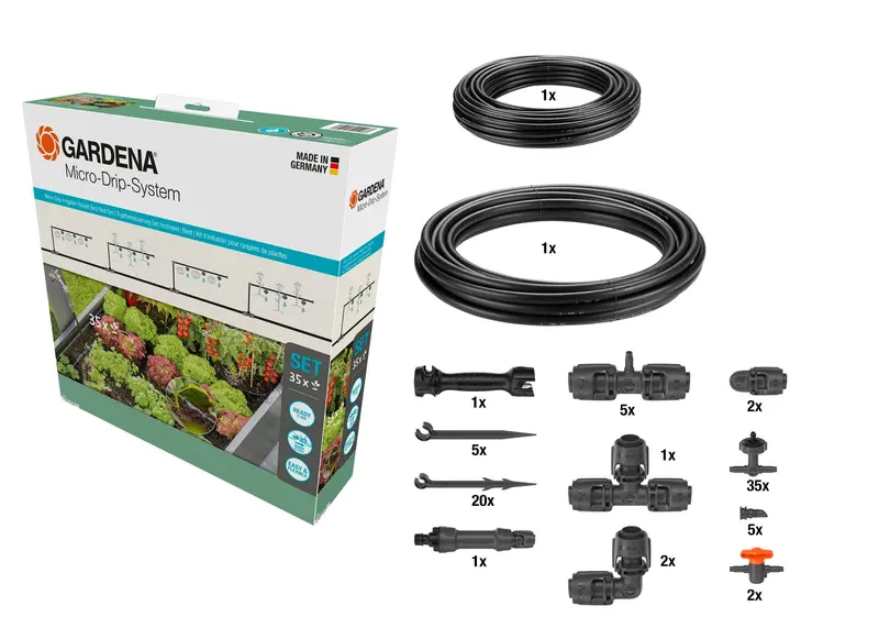 Gardena Micro-Drip Raised Bed Irrigation Kit – 35 Plants 1