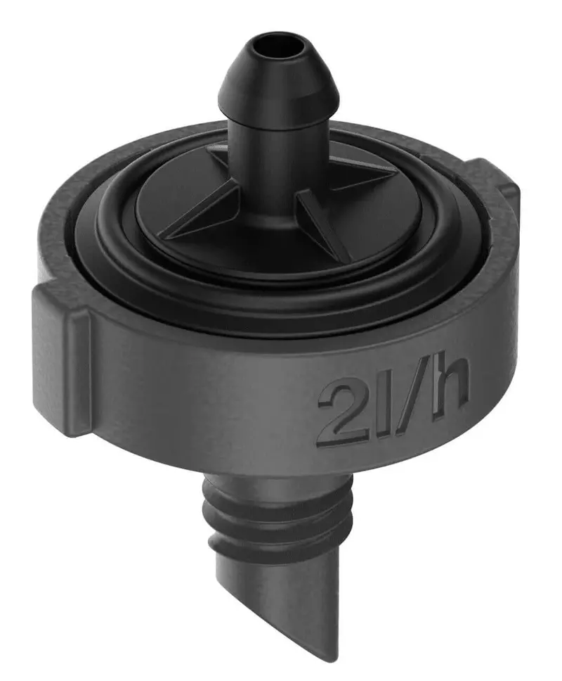 Gardena Pressure-Compensated Endline Drip Emitter – 2 L/H, 10-Pack 1