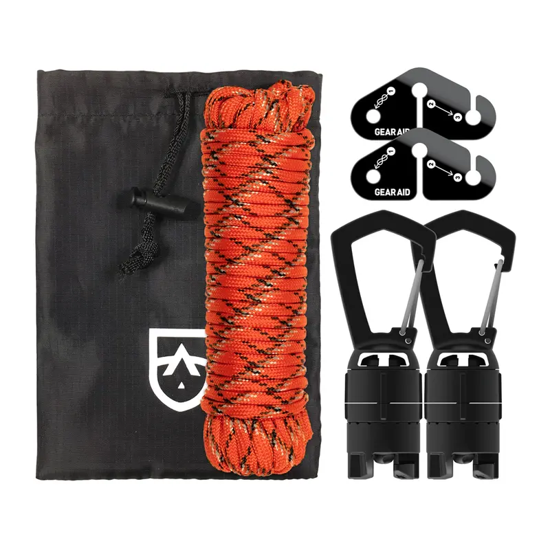 Gear Aid Camp Line Kit – Complete Rope, Tensioner, And Stake Set For Tents & Tarps 1