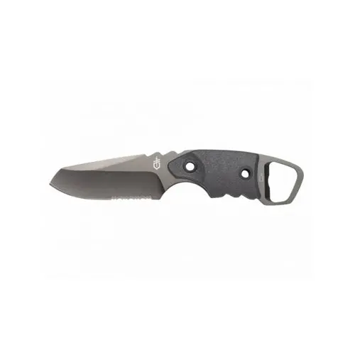 Gerber Epic Drop-Point Fixed Blade Knife – Serrated Edge With Sheath 1