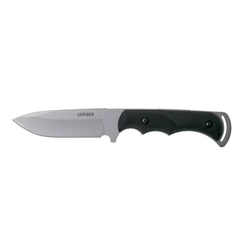 Gerber Freeman Guide Fixed-Blade Knife – Black Diamond Plate 1