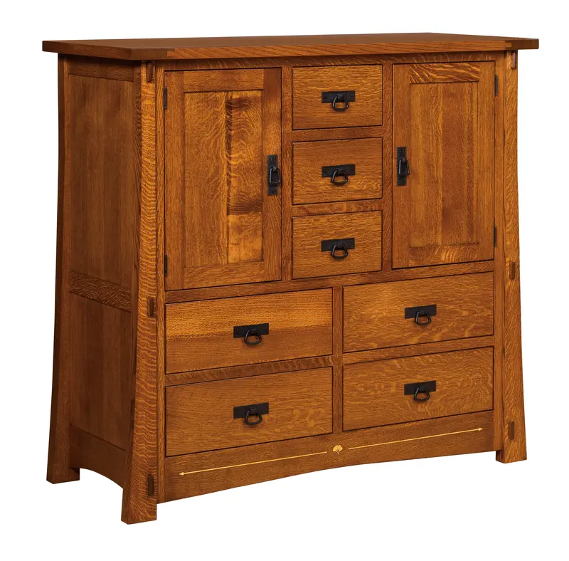 Ginkgo Inlay Freestanding Wardrobe 1