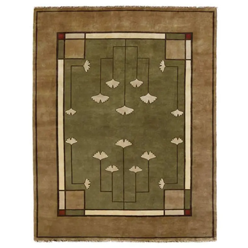 Ginkgo Sage Hand-Knotted Area Rug – Preorder Now 1