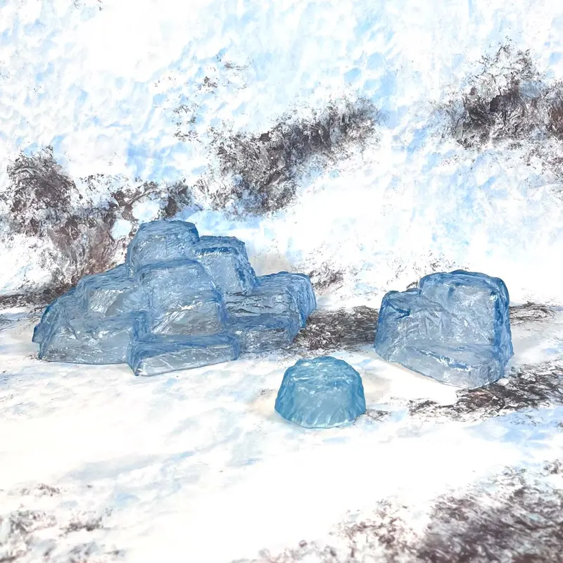 Glacial Ice Hill Diorama Base 1