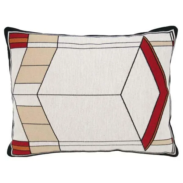 Graycliff Diamond-Weave Lumbar Pillow 1
