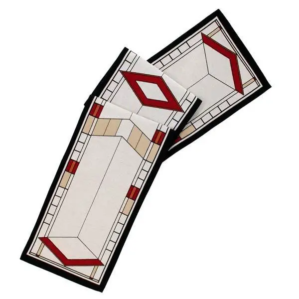 Graycliff Diamond-Weave Table Runner 1