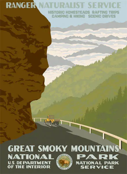 Great Smoky Mountains National Park Poster – Scenic Wall Decor 1