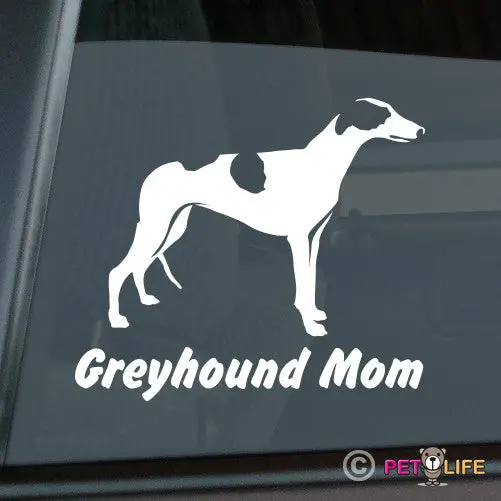 Greyhound Mom Vinyl Decal - Celebrate Your Furry Companion 1