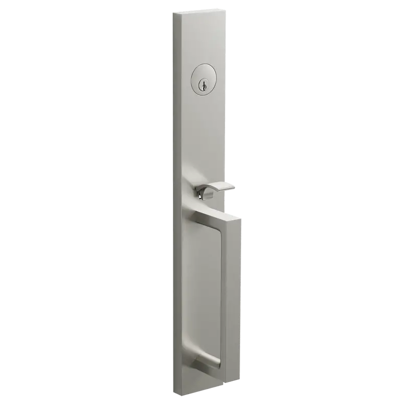 H18 Decorative Handleset – Sleek Modern Entryway Hardware 1