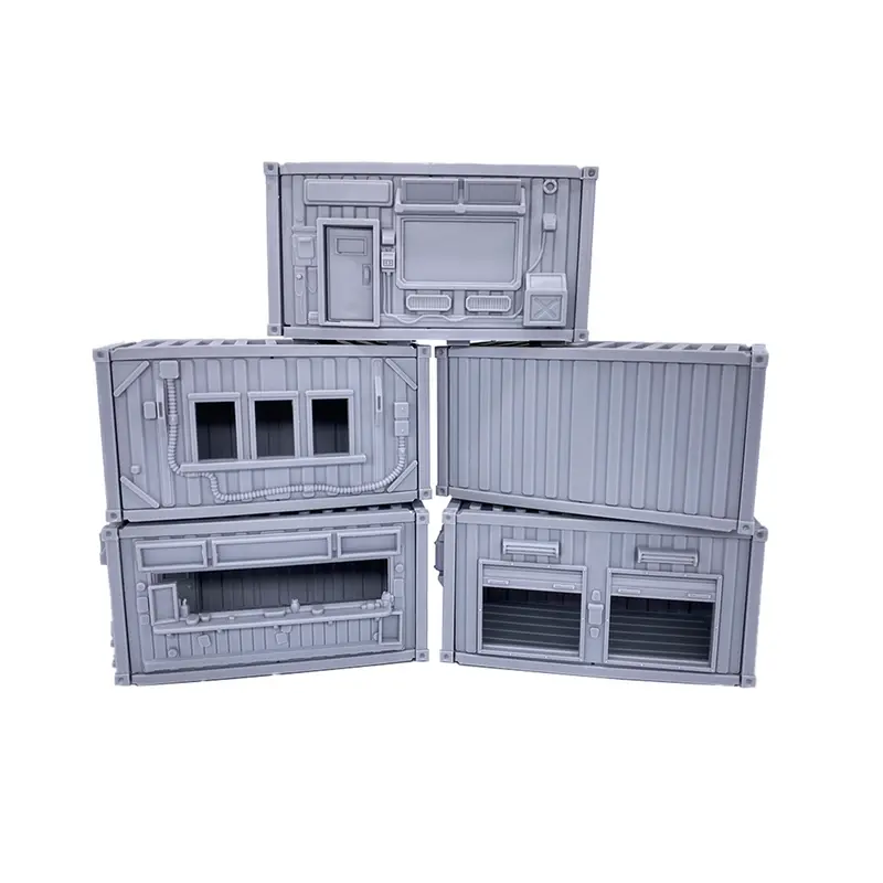 Hab Unit Container Models – Modular Sci-Fi Housing Set 1