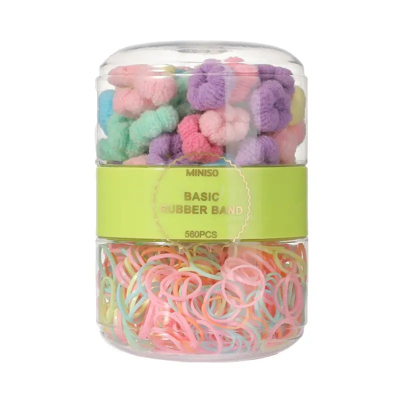 Hamburger-Shaped Hair Ties – Bulk Pack Of 560 1
