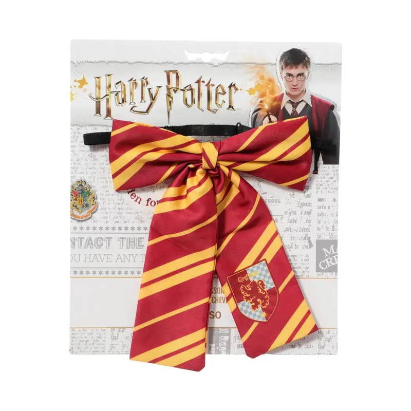 Harry Potter Gryffindor Badge Bow Tie & Hair Clip Set 1