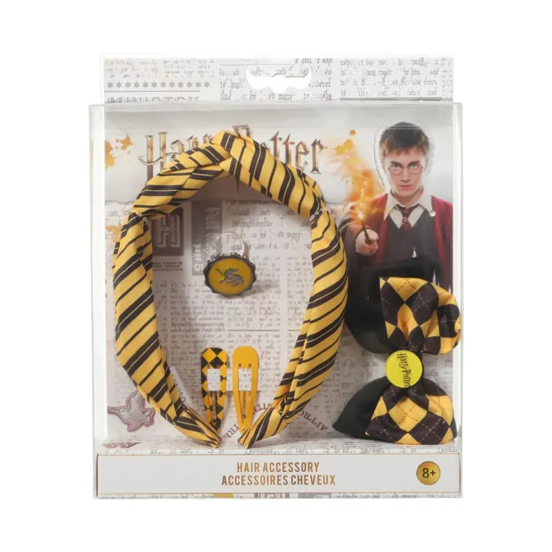 Harry Potter Hufflepuff Hair Accessories Bundle – 5-Piece Collection 1