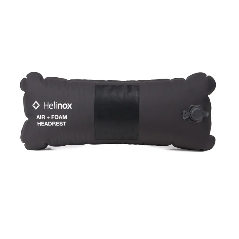 Helinox Air + Foam Headrest In Black – Inflatable & Cushioned Camp Pillow 1