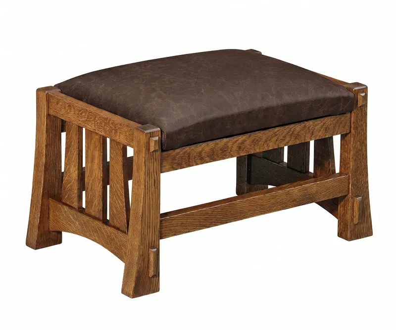 Highland Tufted Ottoman 1