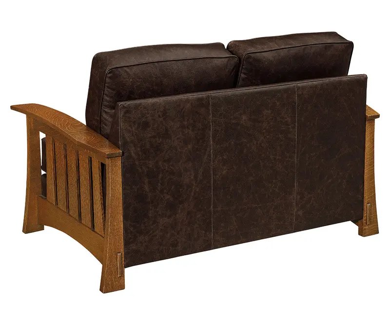 Highland Wood-Framed Loveseat 1