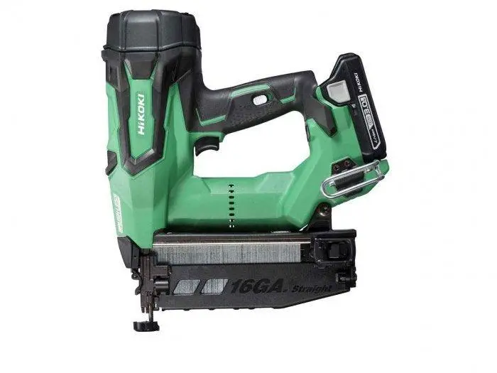 Hikoki Nt1865Dm/Jxz 18V Brushless Finish Nailer – Straight-Drive Kit With Battery & Charger 1