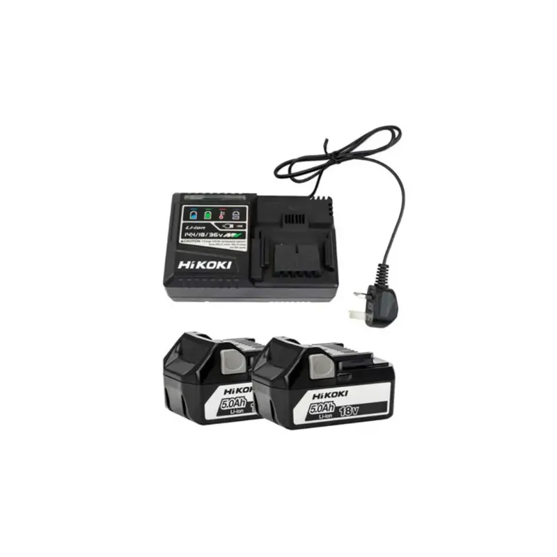 Hikoki Uc18Ysl3/Jgz 18V 5.0Ah Lithium-Ion Battery Starter Kit 1