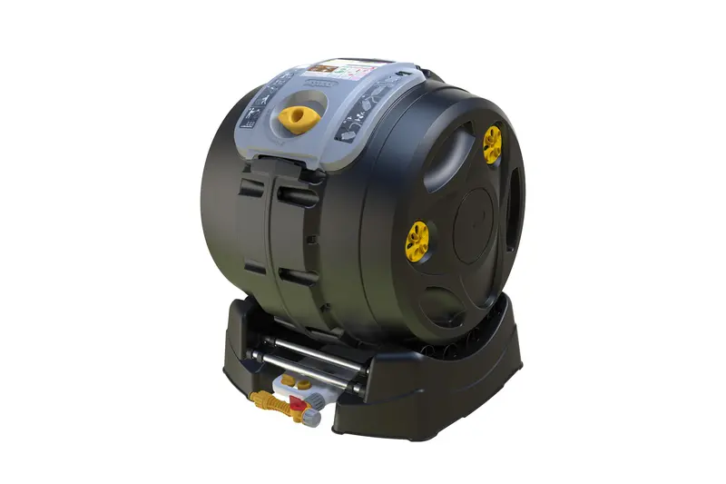 Hozelock Easimix 2-In-1 Composting Bin – Dual-Chamber Rotating Composter For Faster Decomposition 1