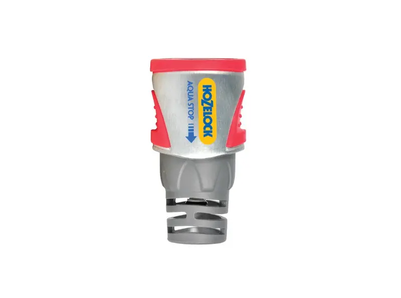 Hozelock Pro Metal Aquastop Connector – Auto-Shutoff Hose Coupling 1