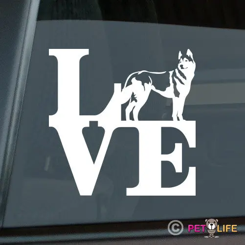 Husky Lover Decal - Adorable Husky Park Sticker 1