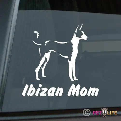 Ibizan Hound Mom Decal 1