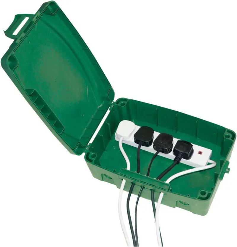 Ip54-Rated Outdoor Dry Box – Green Weatherproof Enclosure For Electrical Components (837244) 1