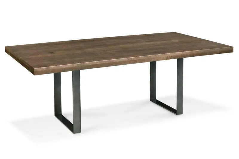 Ironwood Farmhouse-Style Trestle Table 2