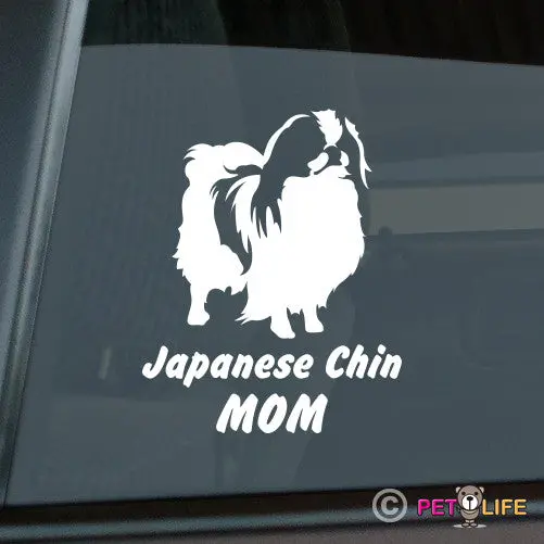 Japanese Chin Mom Pride Sticker 1